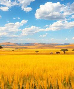 Golden Grasslands Paint Numbers