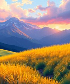 Awakening Golden Grasslands Paint By Numbers