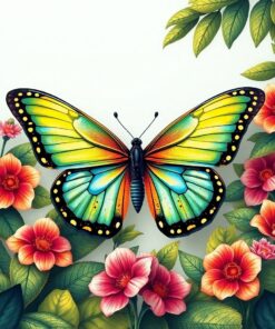 Glasshouse Wings Paint Numbers