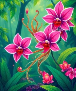 Orchid Spirit Paint Numbers