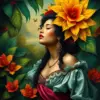 Awakening Tropical Renaissance Muse Paint By Numbers