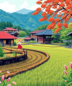 Awakening Vintage Taro Farm Paint By Numbers