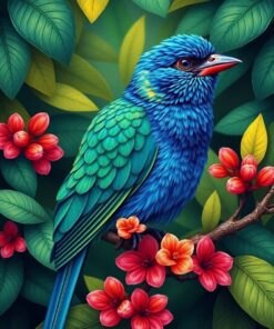 Botanical Portrait Paint Numbers