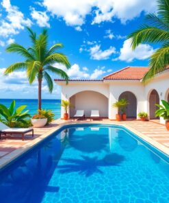 Villa Pool Paint Numbers