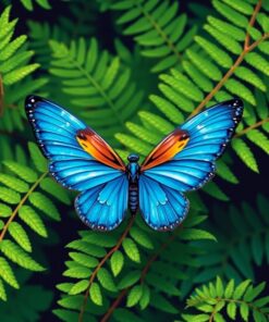 Wings Fern Paint Numbers