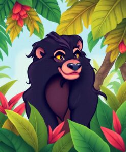 Tropical Fronds Paint Numbers