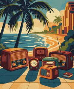 Bakelite Under Palm Shadows Paint By Numbers