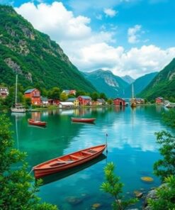 Emerald Oasis Paint Numbers