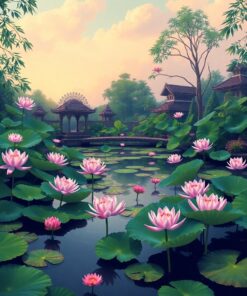 Water Garden Paint Numbers