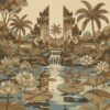 Bali Vintage Water Garden Paint By Numbers