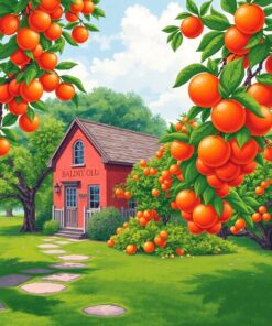 Grapefruit Estate Paint Numbers