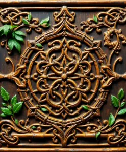 Bamboo Bar Celtic Antique Paint By Numbers