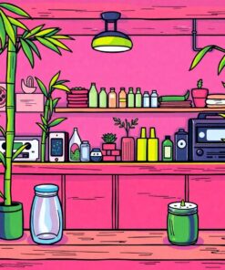 Bamboo Counter Cassette Tunes Paint By Numbers