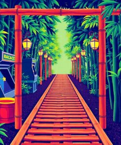 Retro Track Paint Numbers