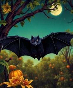 Realistic Bat Paint Numbers