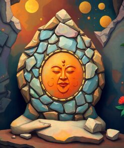 Banyan Embraced Stone Relic Paint By Numbers