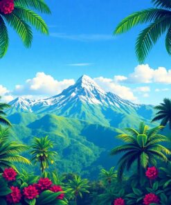 Tropical Peak Paint Numbers