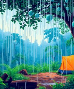 Realistic Downpour Paint Numbers