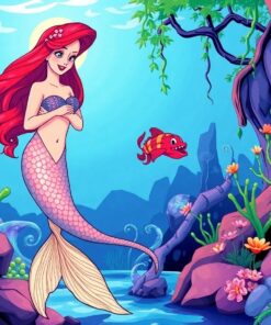 Island Mermaid Paint Numbers