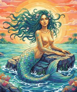 Basking Realistic Sea Nymph Paint By Numbers