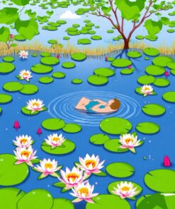 Water Lilies Paint Numbers