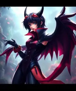 Bayonetta Character paint by numbers