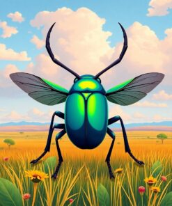 Tropical Plains Paint Numbers