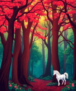 Mahogany Boughs Paint Numbers