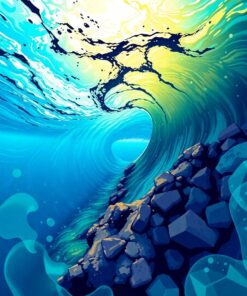 Island Waves Paint Numbers