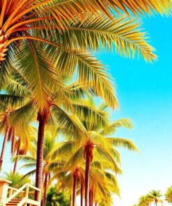 Swaying Palms Paint Numbers