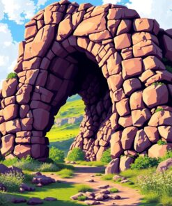 Beneath The Stone Arch Paint By Numbers