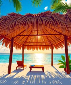 Sunlit Thatch Paint Numbers