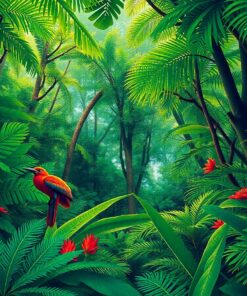 Tropical Canopy Paint Numbers