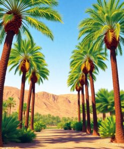 Date Palms Paint Numbers