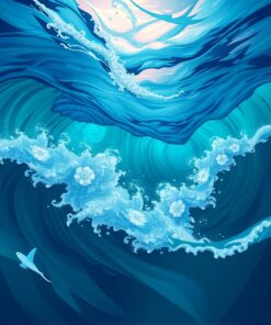 Ocean Waves Paint Numbers