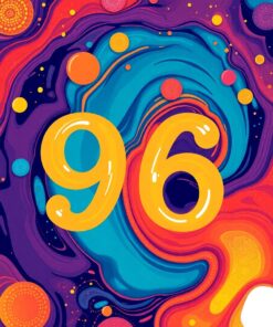 Magenta Vines Paint Numbers