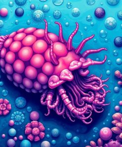 Benthic Ocean Floor Isopod Paint By Numbers