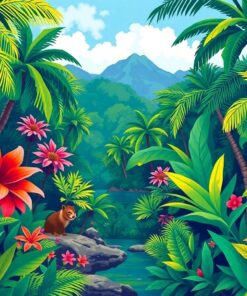 Beyond The Tropical Gateway Paint By Numbers