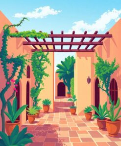 Vintage Trellis Paint Numbers