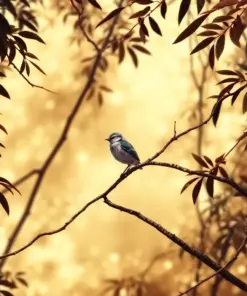 Bird In Sepia Canopy Paint By Numbers