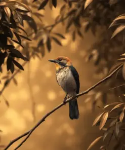 Bird In Sepia Canopy Paint By Numbers