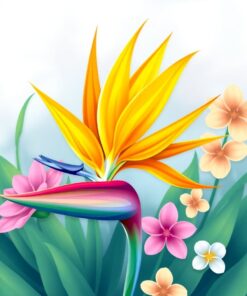 Paradise Bonnet Paint Numbers