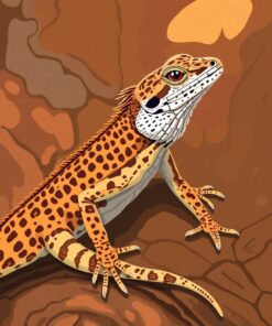 Veiled Lizard Paint Numbers