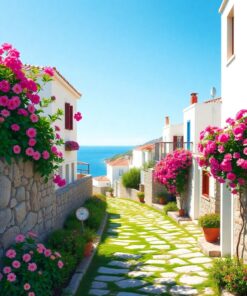 Village Path Paint Numbers