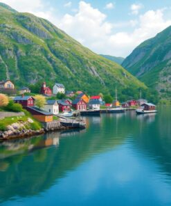 Fjord Shoreline Paint Numbers