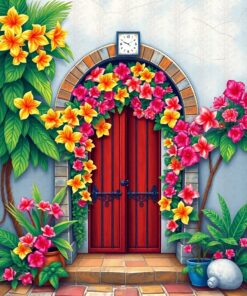 Iron Doorway Paint Numbers