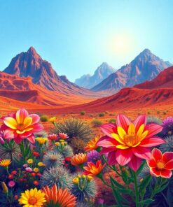 Volcanic Peaks Paint Numbers