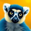 Exotic Lemur Paint Numbers