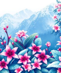 Tropical Flora Paint Numbers