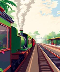 Jungle Express Paint Numbers